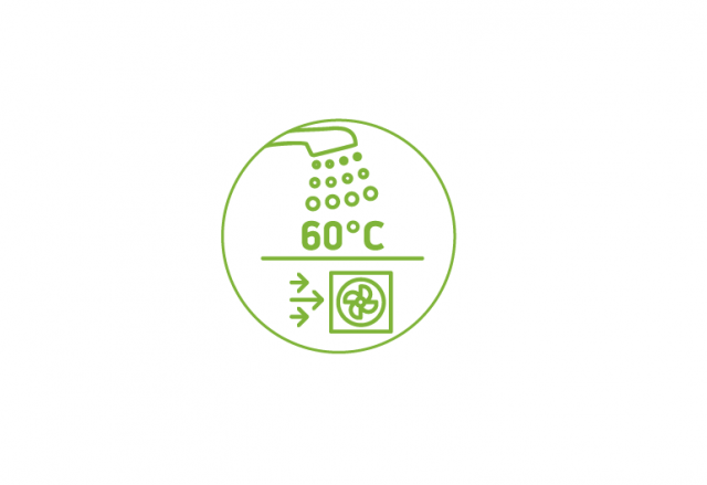 60 °C  DHW